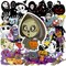 100 Pcs Cute Waterproof Stickers for Water Bottles (Halloween) 5.78 x 3.54 x 0.59 inches